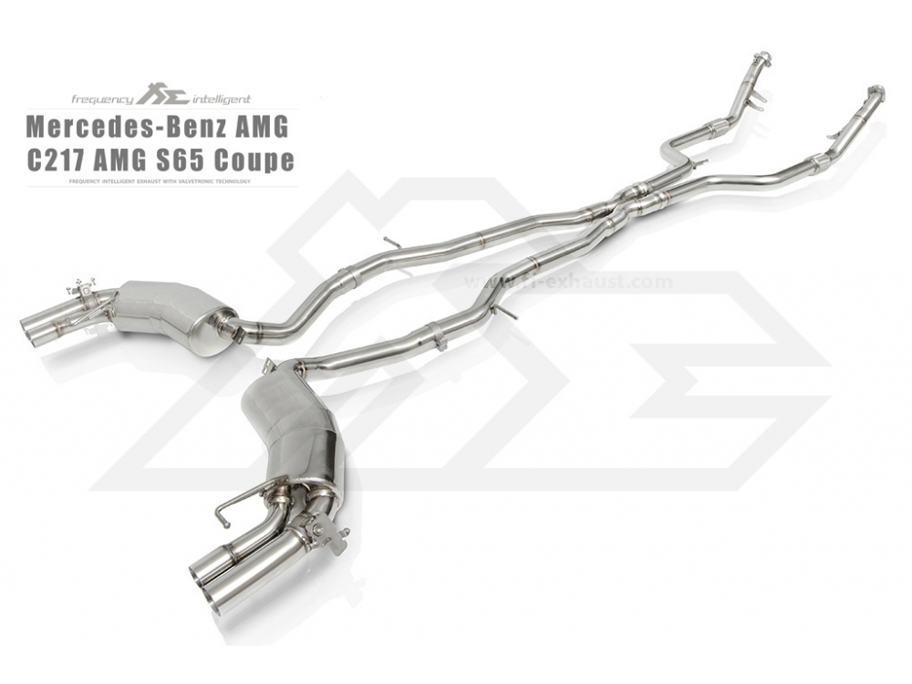 Sportauspuff Fi EXHAUST Mercedes C217 AMG S65 Coupe Cat-back
